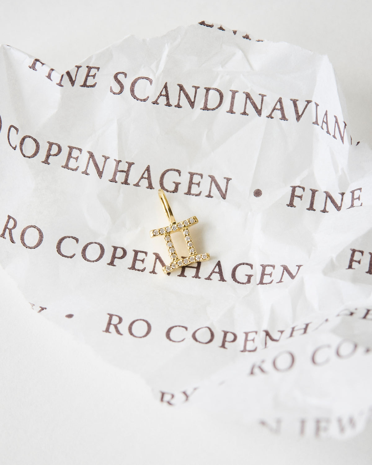 My Tvilling diamantvedhæng - 18kt Rødguld
