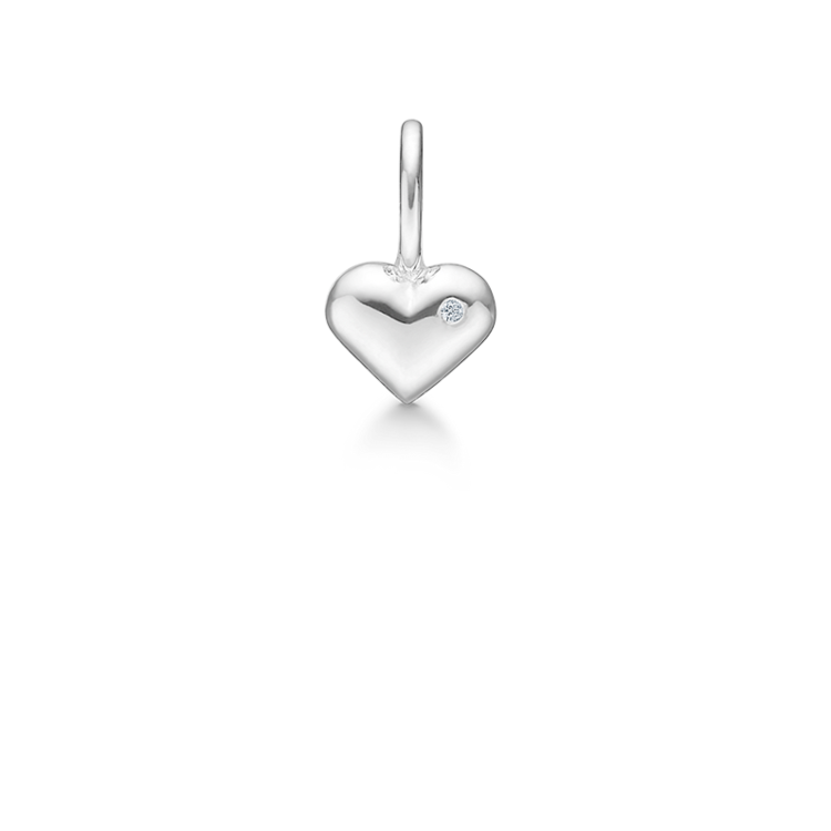 Symbols My Heart vedhæng - 18kt Hvidguld