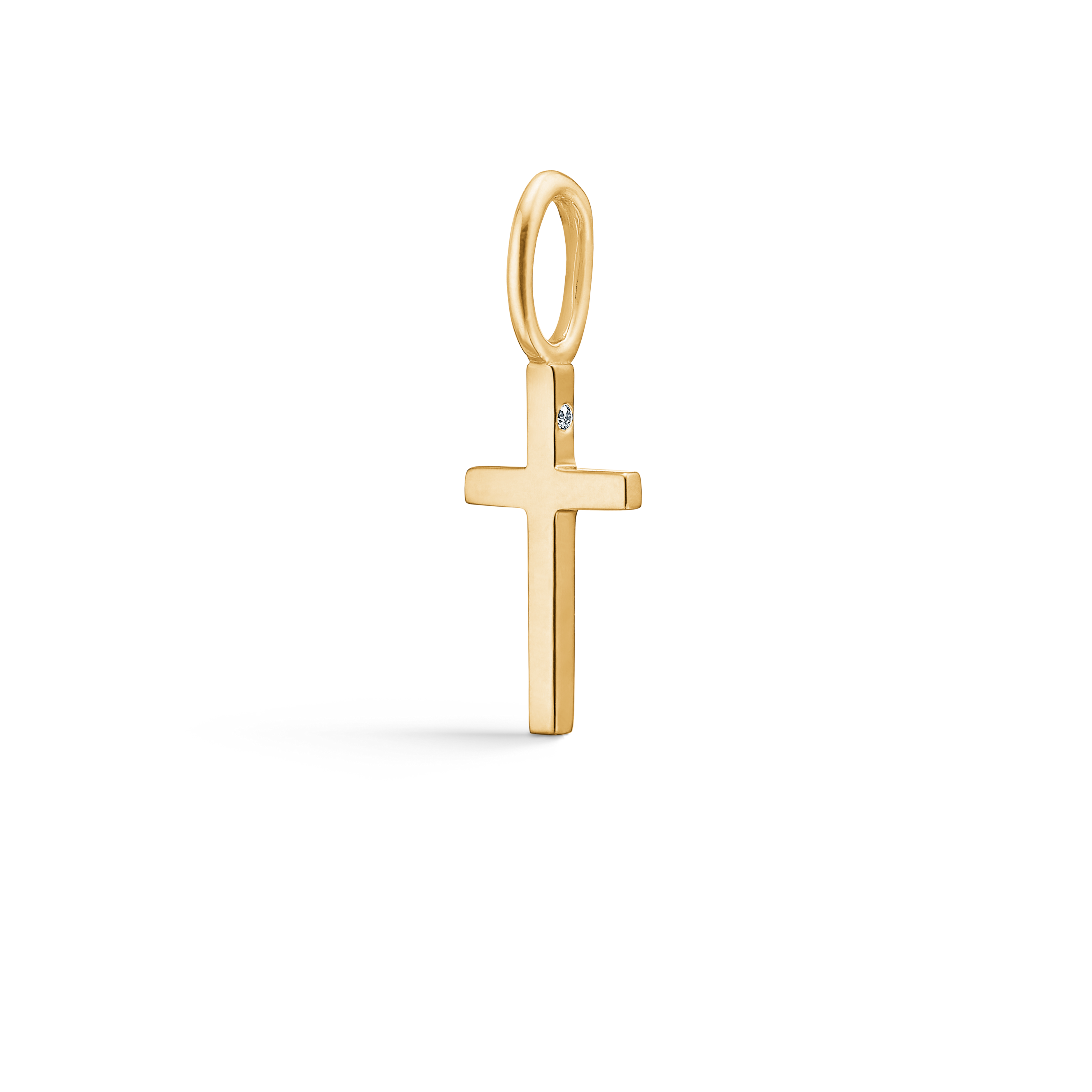 Symbols Kors vedhæng - 18kt Rødguld