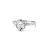 Orbit Grey diamantring - 18kt Hvidguld