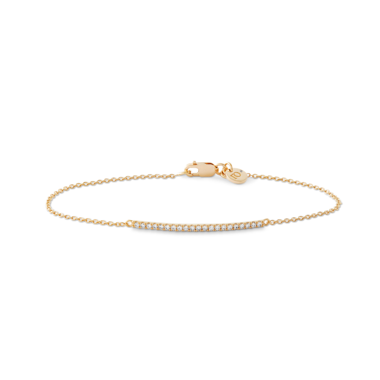 Rock Classic Diamantarmbånd  - 18kt Rødguld