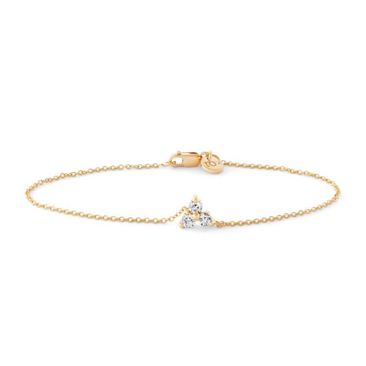 Fryd diamant armbånd - 18kt Rødguld