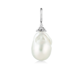 Fryd Barok perle vedhæng - 18kt Hvidguld