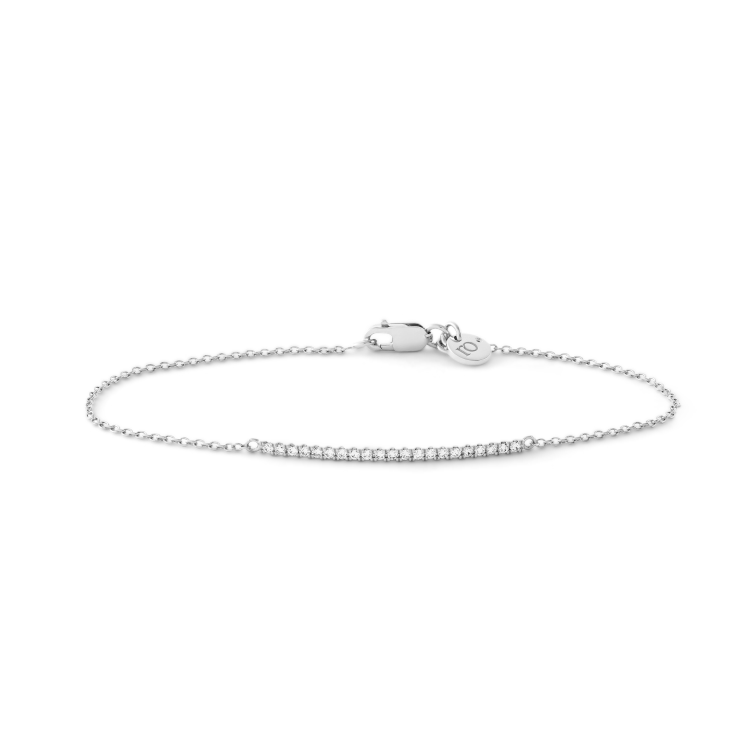 Rock Classic diamantarmbånd - 18kt Hvidguld