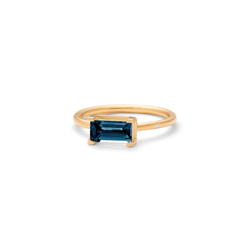 Nord London Blue ring - 18kt Rødguld