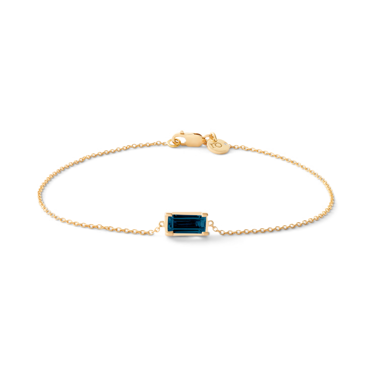 Nord London Blue armbånd - 18kt Rødguld
