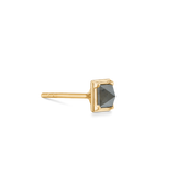 Rå Pointy diamant ørestik - 18kt Rødguld