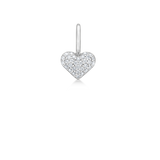 Rock My Heart diamant vedhæng - 18kt Hvidguld