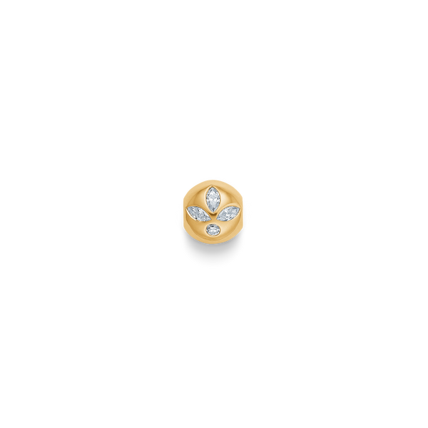 Inner Peace Diamant Lotus perle - 18kt Rødguld