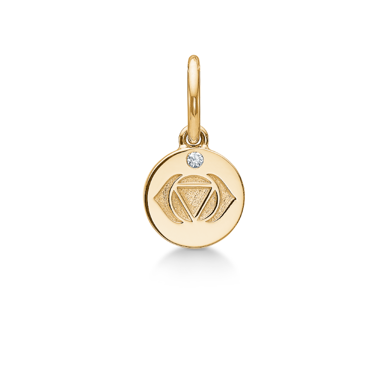 Inner Peace Pandechakra vedhæng - 18kt Rødguld