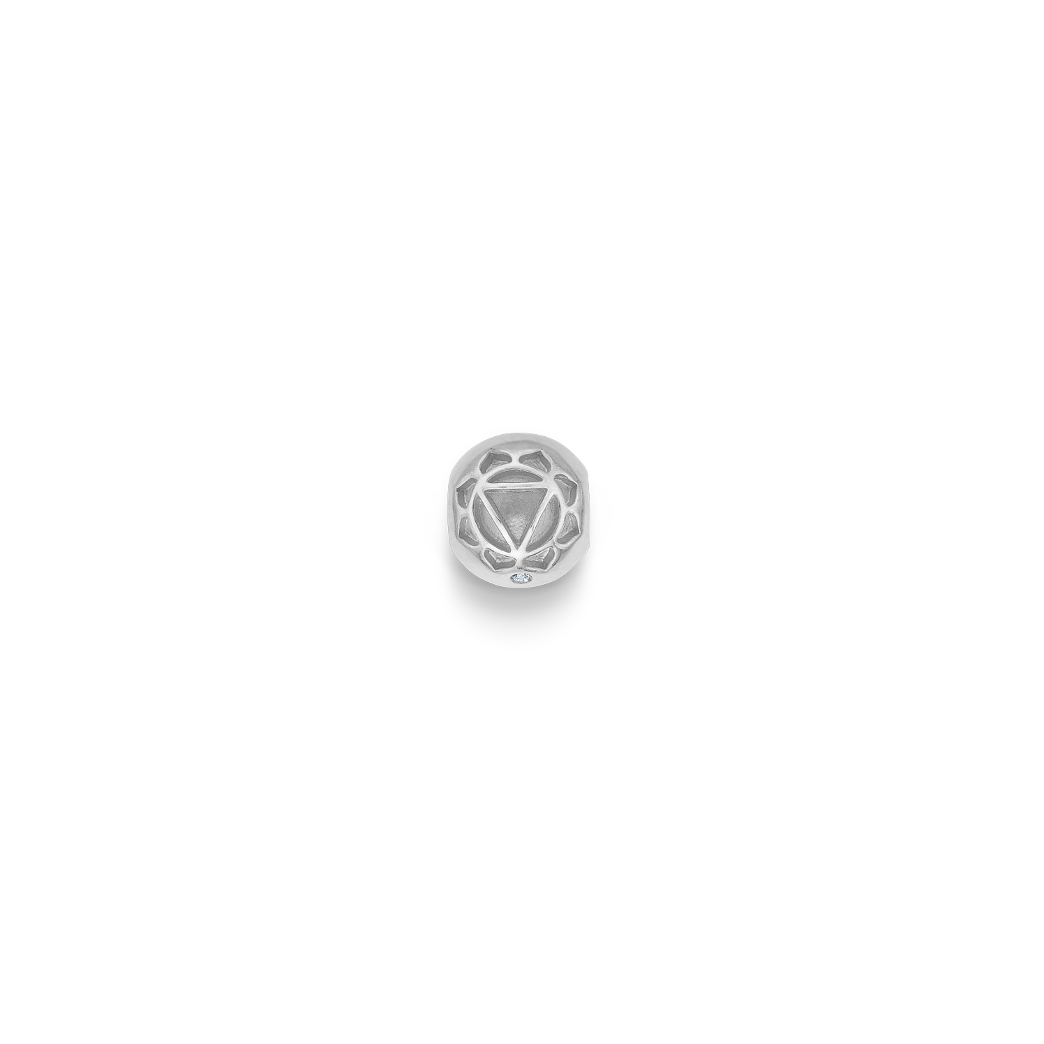 Inner Peace Solar Plexus Chakra perle - 18kt Hvidguld