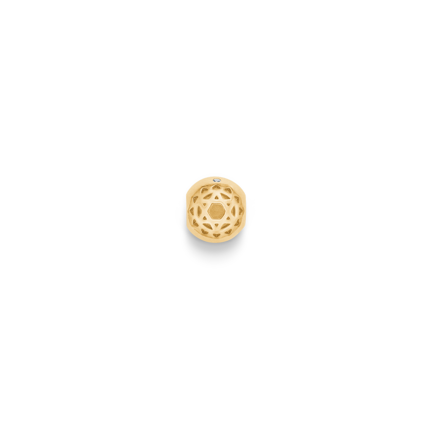 Inner Peace Hjertechakra perle - 18kt Rødguld