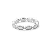 Orbit Leaves ring - 18kt Hvidguld