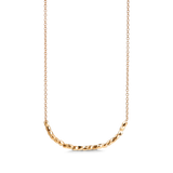 Rock Beads Me halskæde 45 cm - 18kt Rødguld