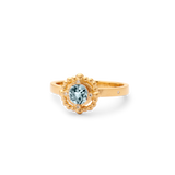 Orbit Blue ring - 18kt Rødguld
