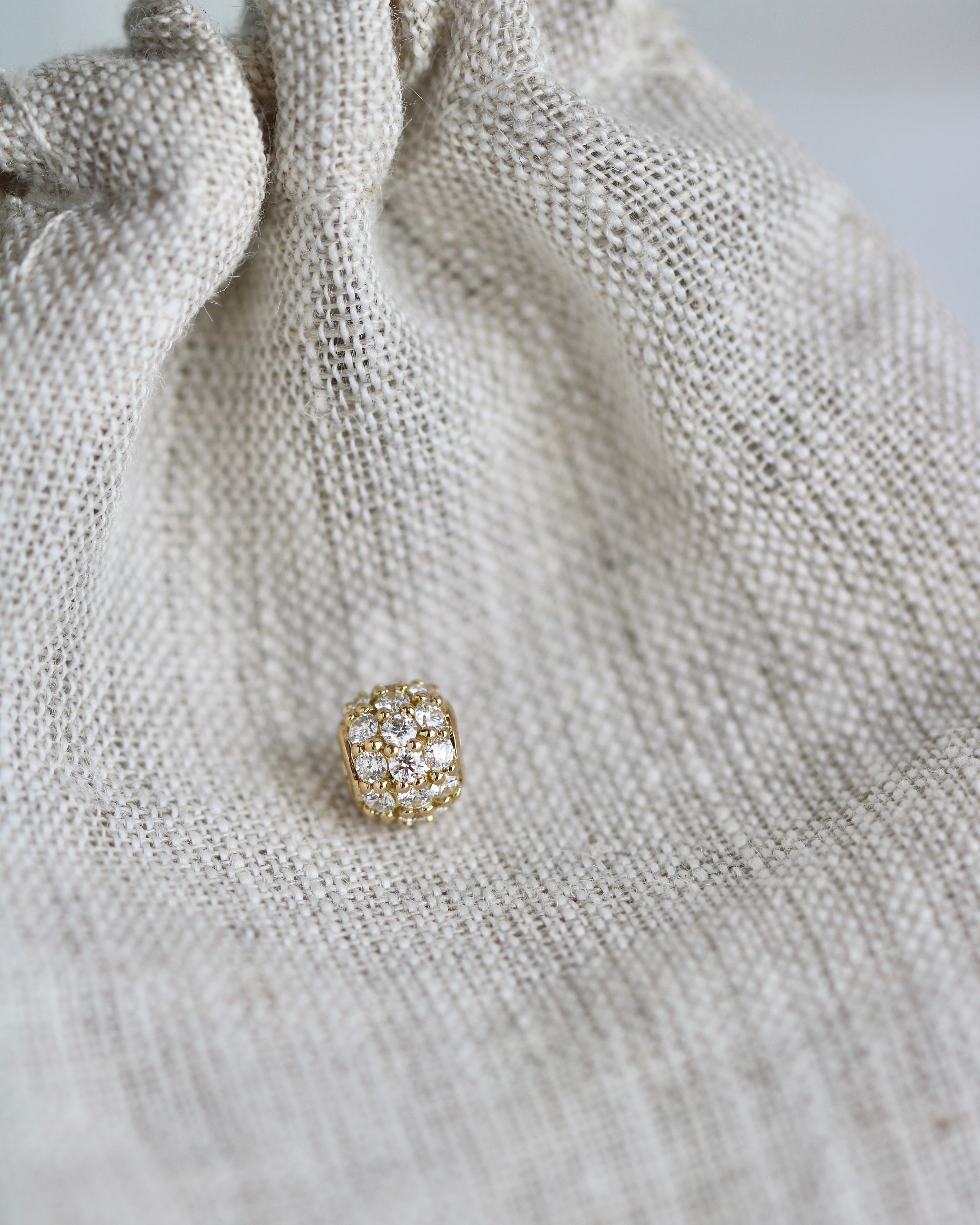 Inner Peace Diamant perle - 18kt Rødguld