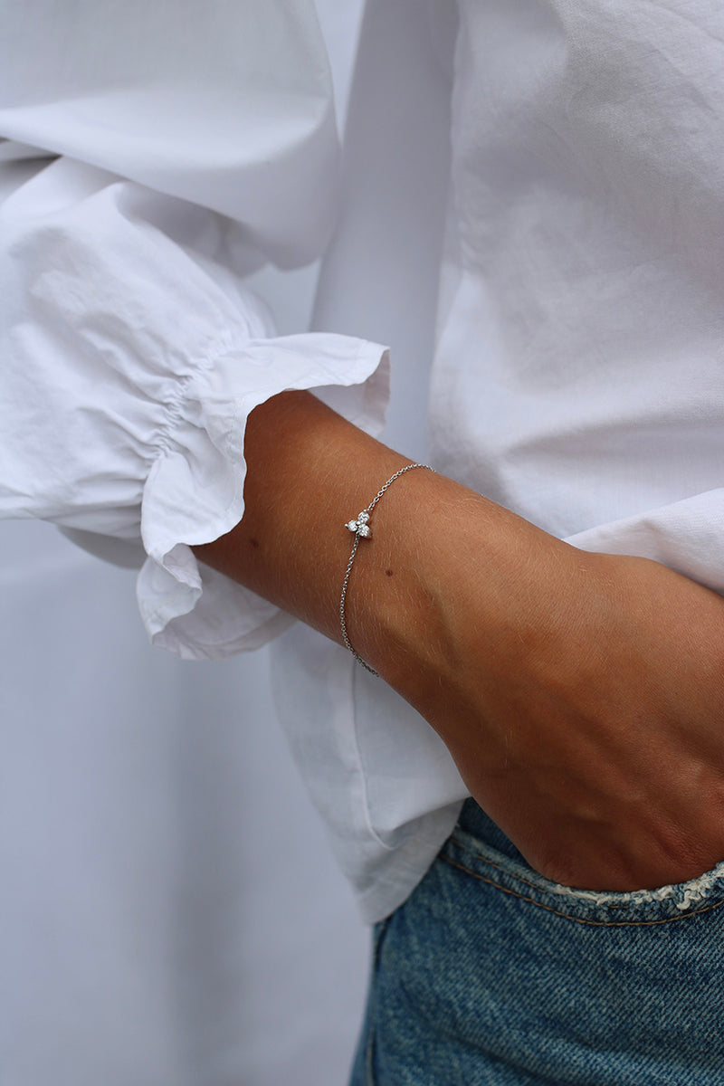 Fryd diamant armbånd - 18kt Hvidguld