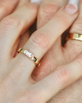 Meant to Be Her True Love band - 18kt Hvidguld
